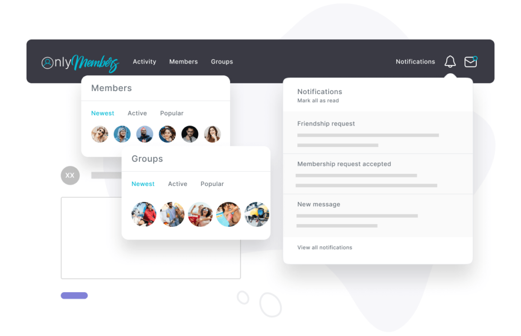 Minimalist template preview